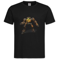 Футболка с принтом Паладины Рукус - 2XL черная