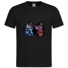 Футболка с принтом Персона 5 Герои - 2XL черная