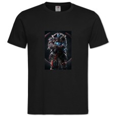 Футболка с принтом Квейк Герой - 2XL черная