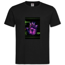 Футболка с принтом Квейк Рука - 2XL черная