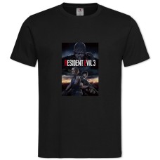 Футболка с принтом Обитель Зла 3 Принт - 2XL черная