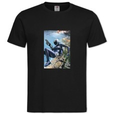 Футболка з принтом Кільце Елізіум Герой - 2XL чорна