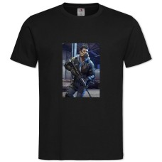 Футболка з принтом Кільце Елізіум Героїчний Принт - 2XL чорна