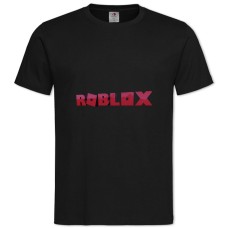 Футболка с принтом Роблокс Логотип - 2XL черная