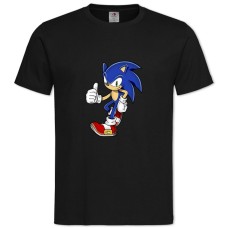 TSonic Hero Print -shirt with Print Sonic Hero Print - 2XL black