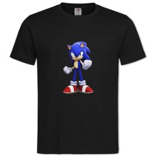 TSonic Print -shirt with Print Sonic Print - 2XL black