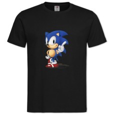 TSonic Cute Hero -shirt with Print Sonic Cute Hero - 2XL black
