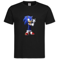TSonic Cute Print -shirt with Print Sonic Cute Print - 2XL black