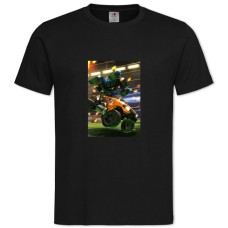 Футболка с принтом Рокет Лига Машина - 2XL черная