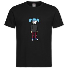 Футболка с принтом Салли Фейс Пиксель Издание - 2XL черная