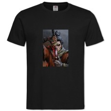 TSekiro Shadow Die Twice Hero -shirt with Print Sekiro Shadow Die Twice Hero - 2XL black