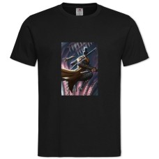 TSekiro Shadow Die Twice Hero Print -shirt with Print Sekiro Shadow Die Twice Hero Print - 2XL black