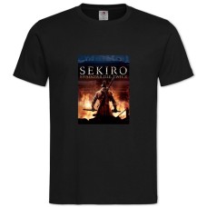 TSekiro Shadow Die Twice Print -shirt with Print Sekiro Shadow Die Twice Print - 2XL black