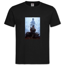 TSekiro Shadow Die Twice Main Hero -shirt with Print Sekiro Shadow Die Twice Main Hero - 2XL black