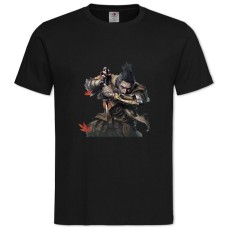 TSekiro Shadow Die Twice Main Hero Print -shirt with Print Sekiro Shadow Die Twice Main Hero Print - 2XL black