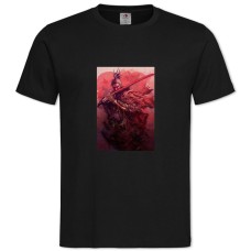 TSekiro Shadow Die Twice Cute Hero Print -shirt with Print Sekiro Shadow Die Twice Cute Hero Print - 2XL black