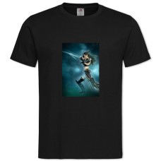 TSpellforce Warrior Girl -shirt with Print Spellforce Warrior Girl - 2XL black