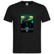 TStarcraft Theme -shirt with Print Starcraft Theme - 2XL black