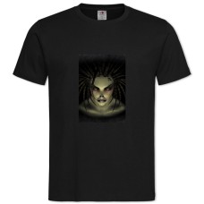 TStarcraft Theme Print -shirt with Print Starcraft Theme Print - 2XL black