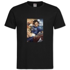 TStreet Fighter Hero Girl -shirt with Print Street Fighter Hero Girl - 2XL black