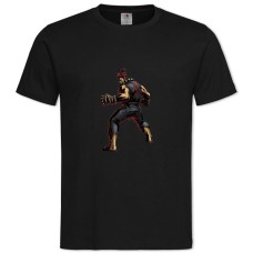 TStreet Fighter Strong Hero -shirt with Print Street Fighter Strong Hero - 2XL black