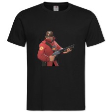TTeam Fortress Theme Hero Print -shirt with Print Team Fortress Theme Hero Print - 2XL black