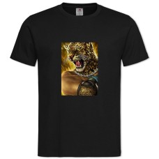 Футболка з принтом Теккен Король - 2XL чорна