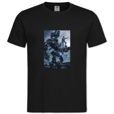 TTitanfall Theme -shirt with Print Titanfall Theme - 2XL black