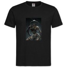 TThe Elder Scrolls Theme Hero Girl -shirt with Print The Elder Scrolls Theme Hero Girl - 2XL black