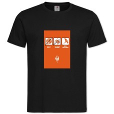 TThe Elder Scrolls Fun Print -shirt with Print The Elder Scrolls Fun Print - 2XL black