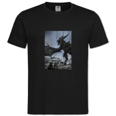 TThe Elder Scrolls Main Dragon -shirt with Print The Elder Scrolls Main Dragon - 2XL black