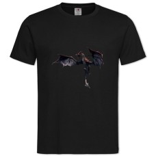 TThe Elder Scrolls Theme Dragon Print -shirt with Print The Elder Scrolls Theme Dragon Print - 2XL black