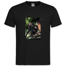TThe Last Of Us Theme -shirt with Print The Last Of Us Theme - 2XL black