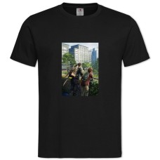 TThe Last Of Us Heroes Print -shirt with Print The Last Of Us Heroes Print - 2XL black