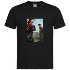 TThe Last Of Us Main Heroes Print -shirt with Print The Last Of Us Main Heroes Print - 2XL black