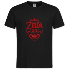 TThe Legend Of Zelda Logo Print -shirt with Print The Legend Of Zelda Logo Print - 2XL black