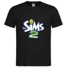 TThe Sims 2 Logo -shirt with Print The Sims 2 Logo - 2XL black