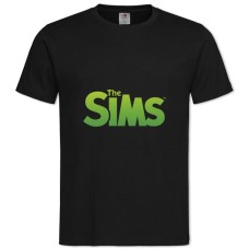 TThe Sims Green Logo -shirt with Print The Sims Green Logo - 2XL black