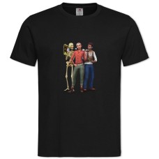 TThe Sims Theme Heroes -shirt with Print The Sims Theme Heroes - 2XL black