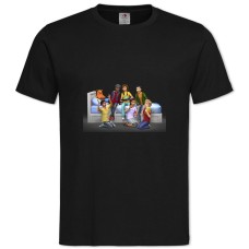TThe Sims Cute Heroes -shirt with Print The Sims Cute Heroes - 2XL black