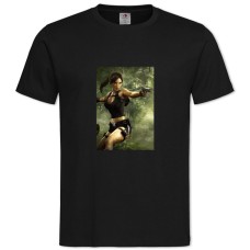 TTomb Raider Lara Croft Hero -shirt with Print Tomb Raider Lara Croft Hero - 2XL black