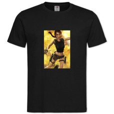 TTomb Raider Explosion Lara Croft -shirt with Print Tomb Raider Explosion Lara Croft - 2XL black