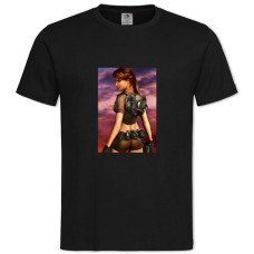 TTomb Raider Hero Lara Croft -shirt with Print Tomb Raider Hero Lara Croft - 2XL black