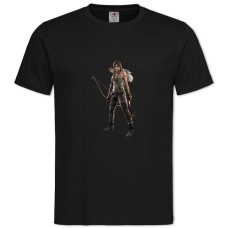 TTomb Raider Lara Croft Strong Hero Print -shirt with Print Tomb Raider Lara Croft Strong Hero Print - 2XL black