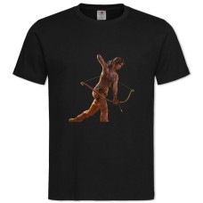 TTomb Raider Strong Lara Croft Print -shirt with Print Tomb Raider Strong Lara Croft Print - 2XL black