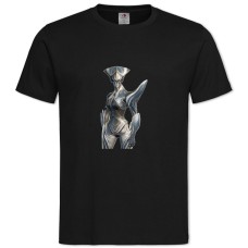 TWarframe Hero Print Theme -shirt with Print Warframe Hero Print Theme - 2XL black