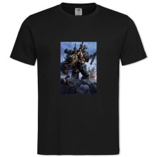 TWarhammer Theme -shirt with Print Warhammer Theme - 2XL black