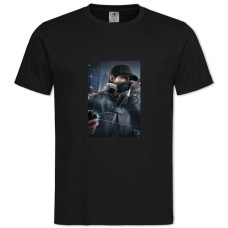 TWatch Dogs Hero Print -shirt with Print Watch Dogs Hero Print - 2XL black