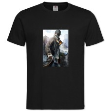 TWatch Dogs Print Hero -shirt with Print Watch Dogs Print Hero - 2XL black