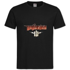 TWolfenstein Logo -shirt with Print Wolfenstein Logo - 2XL black